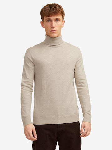 JACK & JONES Trui 'Emil Knit' in Beige