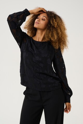 Love Copenhagen Bluse 'Beni' in Schwarz: Vorderseite