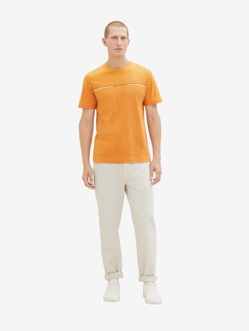 TOM TAILOR T-Shirt in Orange