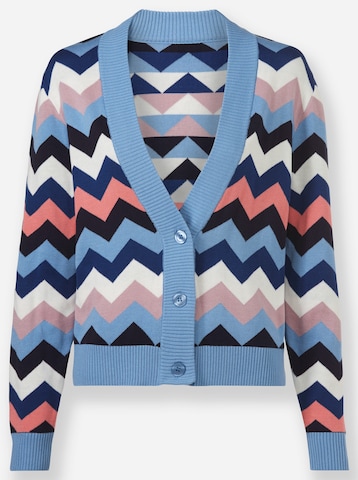 heine Knit Cardigan in Blue: front