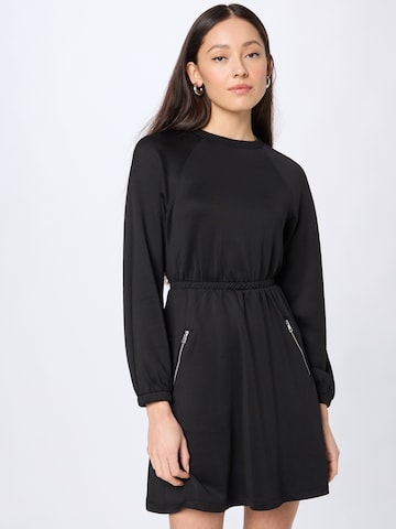 Robe 'Floria' ABOUT YOU en noir : devant