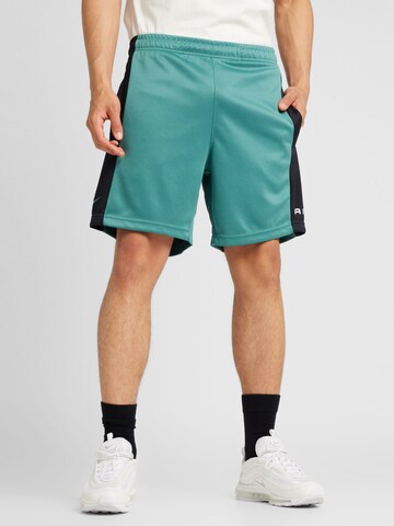 Nike Sportswear Szabványos Nadrág 'AIR' - zöld: elől