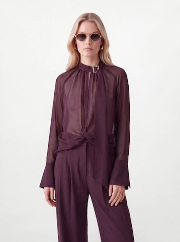 Hoermanseder Bluse in Rot: Vorderseite
