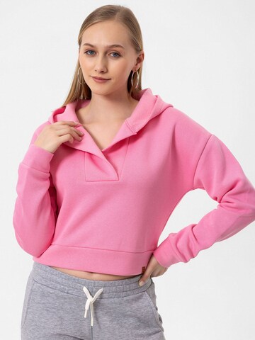Cool Hill Sweatshirt i pink