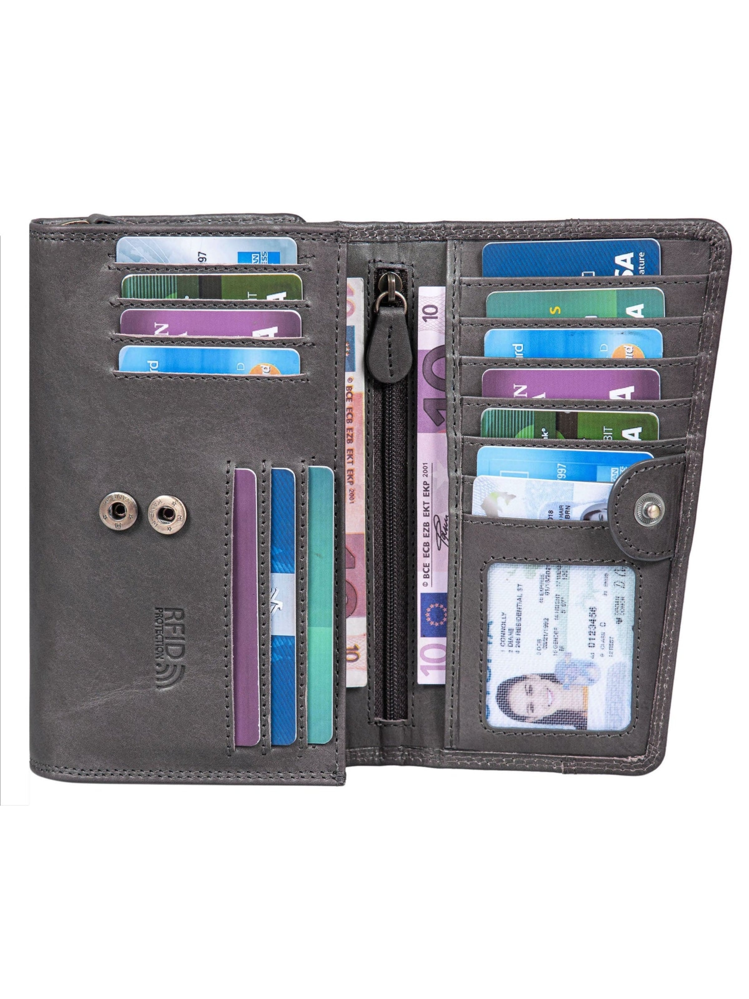 Benthill Wallet in Grey