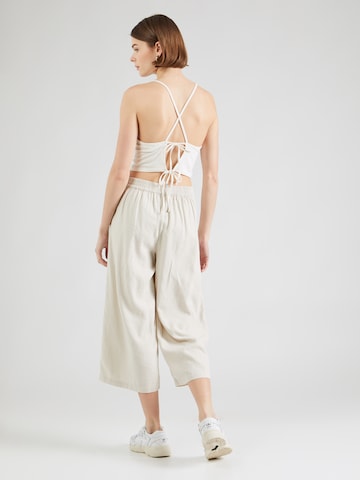 ONLY Wide Leg Hose 'CARISA' in Beige