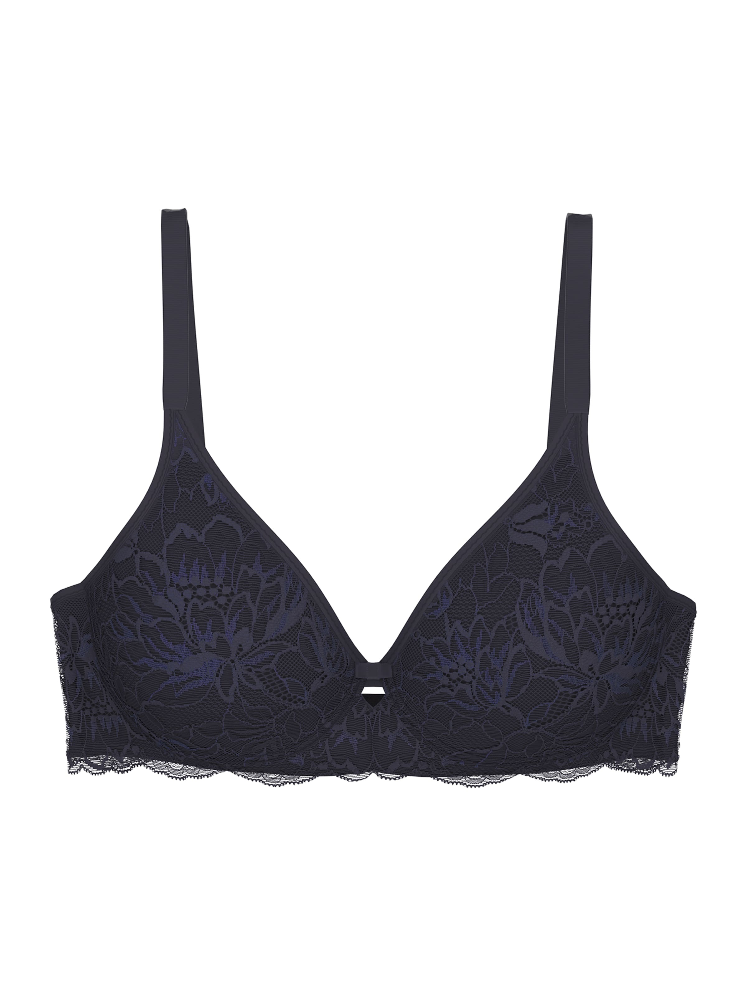 TRIUMPH T-Shirt Bügel-BH ' Amourette Charm ' in Grau: Vorderseite