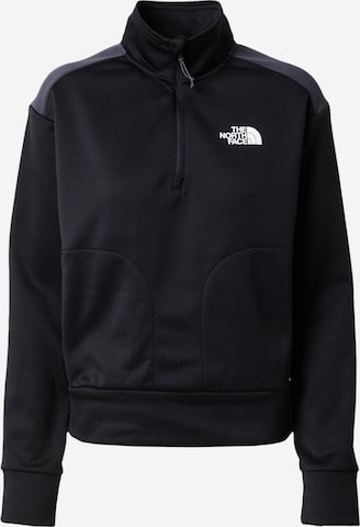 THE NORTH FACE Sport sweatshirt 'REAXION' i svart: framsida