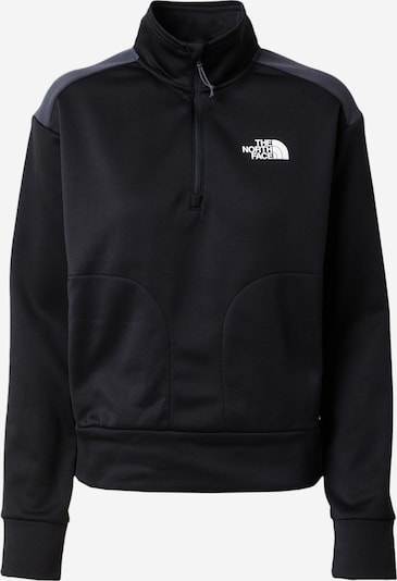 THE NORTH FACE Sports sweatshirt 'REAXION' in Dusty blue / Black / White, Item view