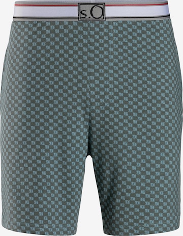 s.Oliver Pajama Pants in Green: front