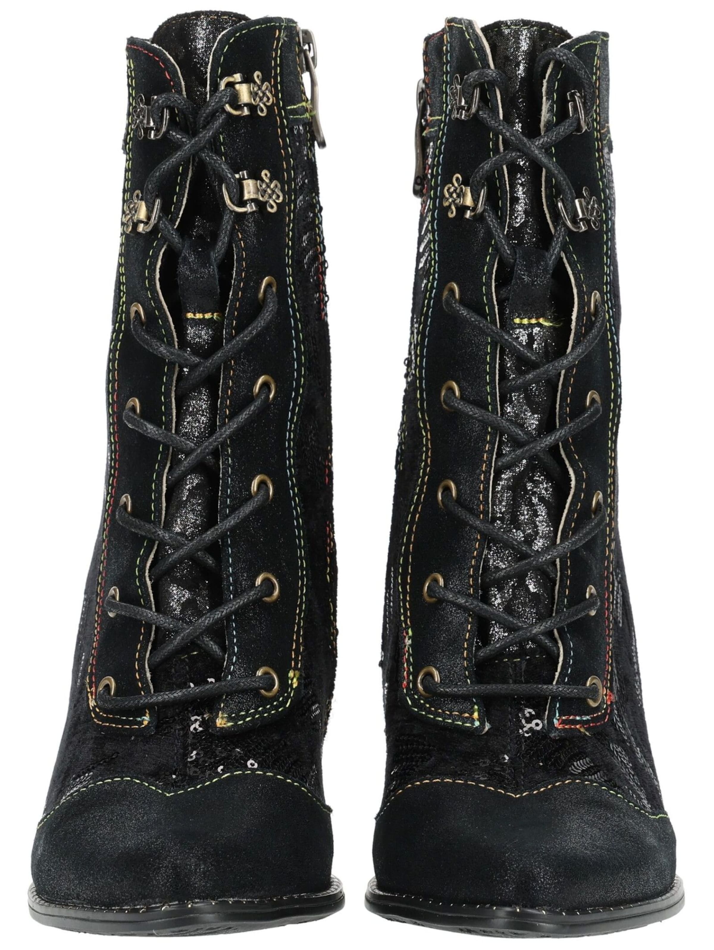 Laura Vita Stiefelette in Schwarz