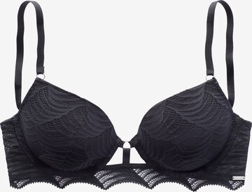 LASCANA Bra in Black: front