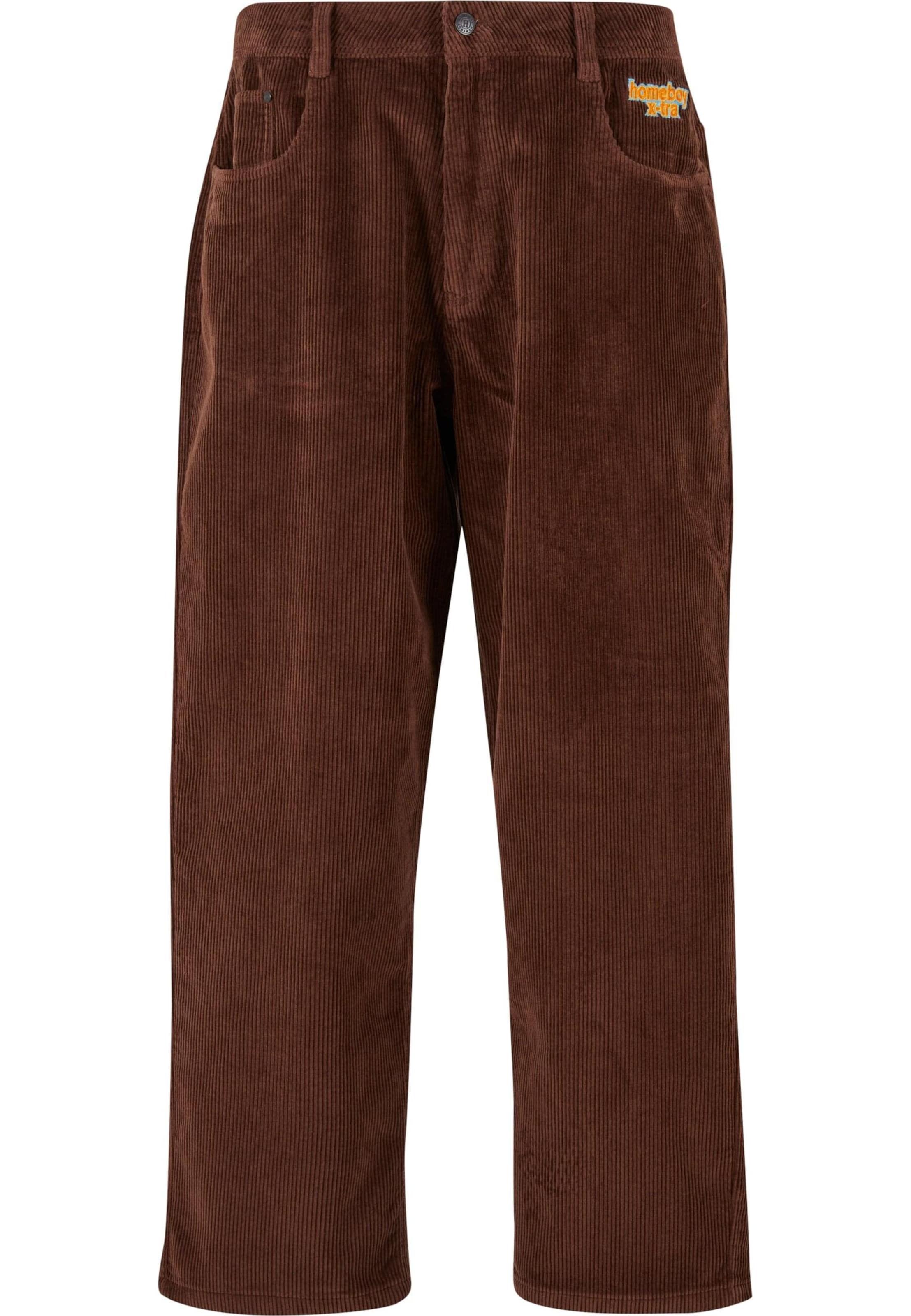 HOMEBOY Loosefit Hose 'Monster' in Braun: Vorderseite
