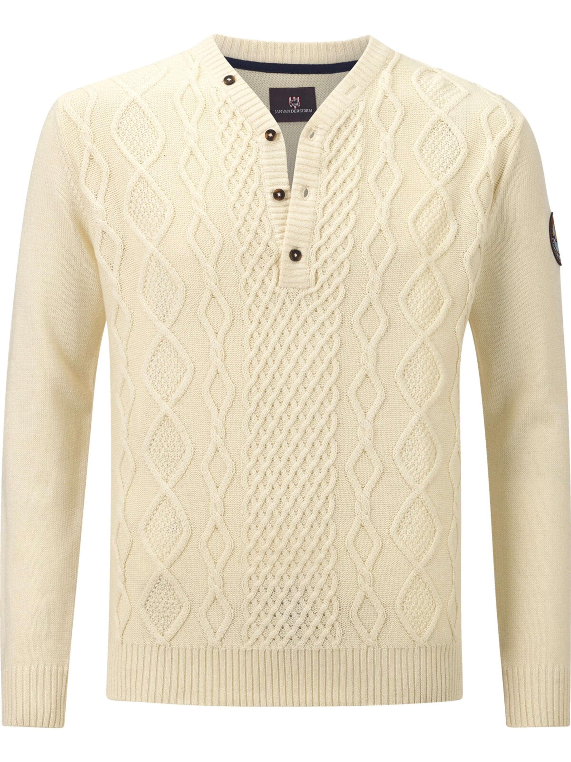 Jan Vanderstorm Sweater ' Oelfke ' in Beige: front