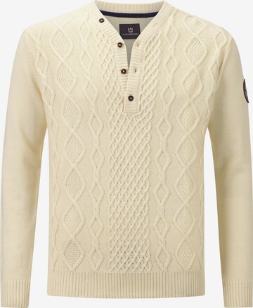 Jan Vanderstorm Sweater ' Oelfke ' in Beige: front