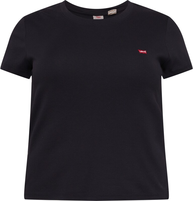 Levi's® Plus T-Shirt 'PL SS BABY TEE BLACKS' in Schwarz Levi's® Plus T-Shirt 'PL SS BABY TEE BLACKS' in Schwarz