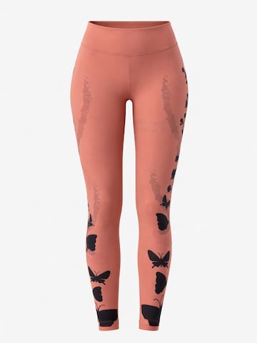 LEAFLETIC Skinny Leggings 'Leafletic Women`s Long Length Legging' in Pink: front