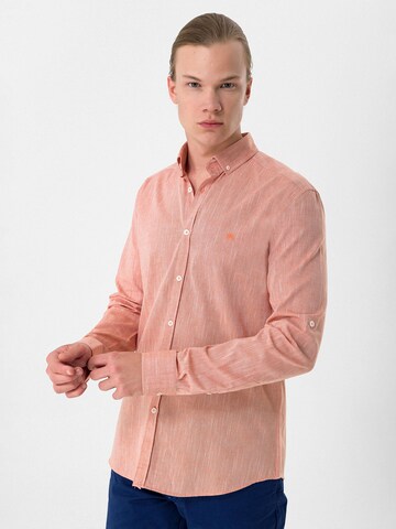 Coupe regular Chemise Moxx Paris en orange
