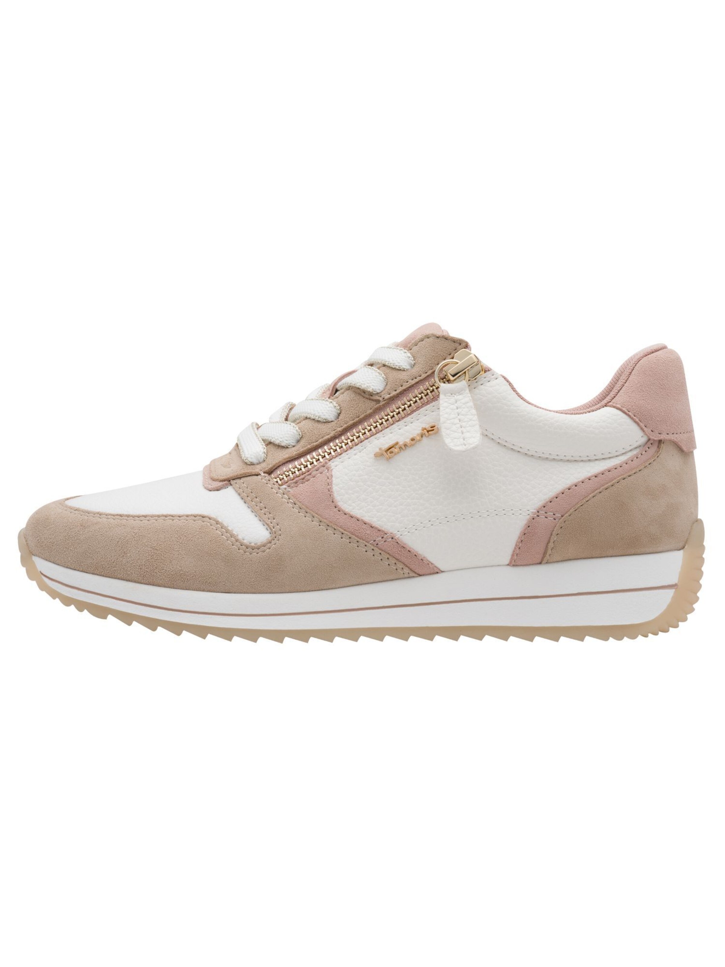 Tamaris Sneakers laag in Beige