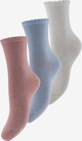 PIECES Ponožky 'Ebby' – mix barev: přední strana