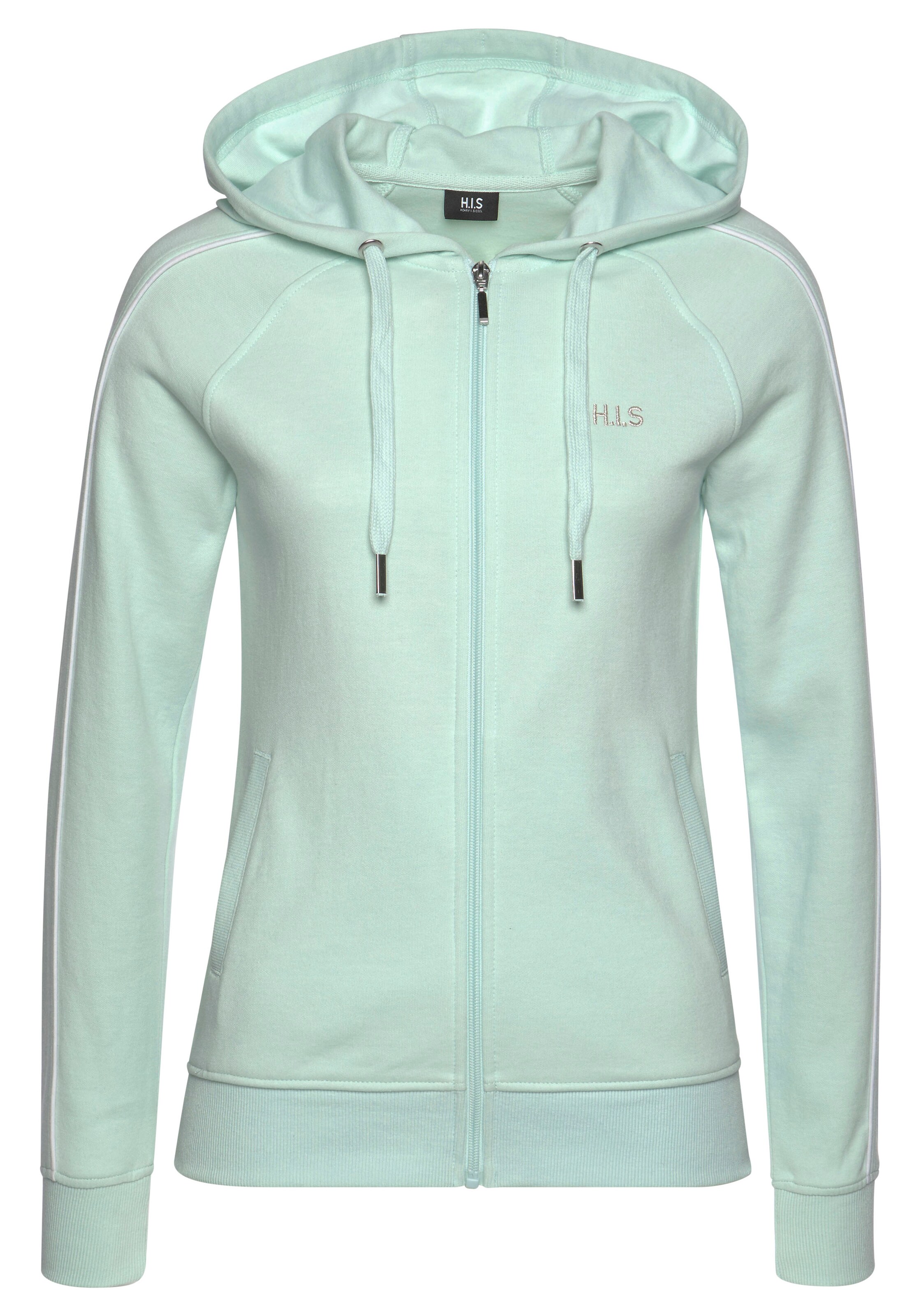 H.I.S EM Sweatjacke in Blau: Vorderseite