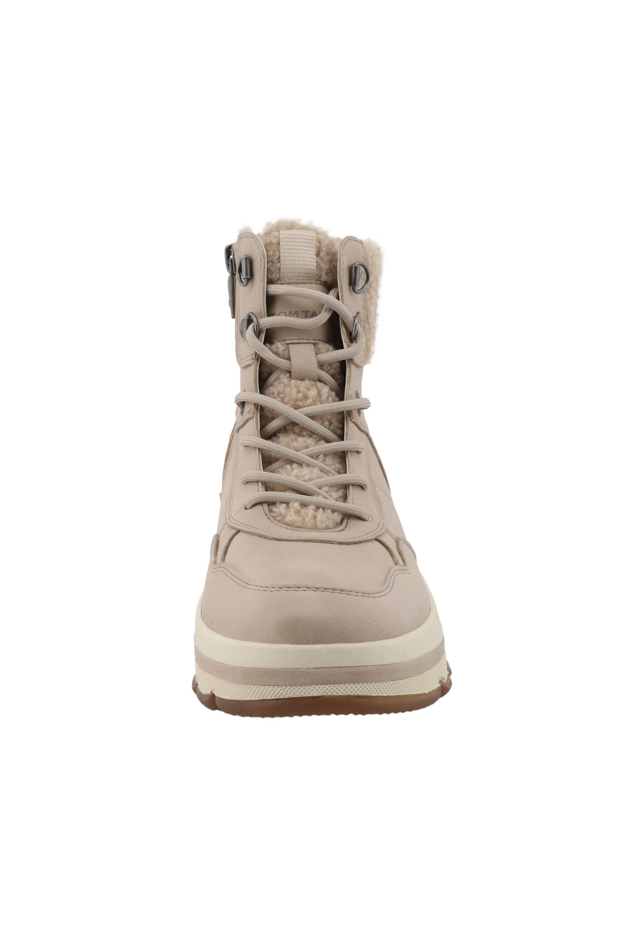 TOM TAILOR Snow Boots in Beige