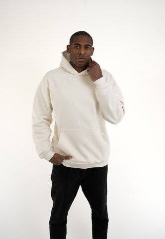 Sweat-shirt 'Cody Oversized' Johnny Urban en beige : devant