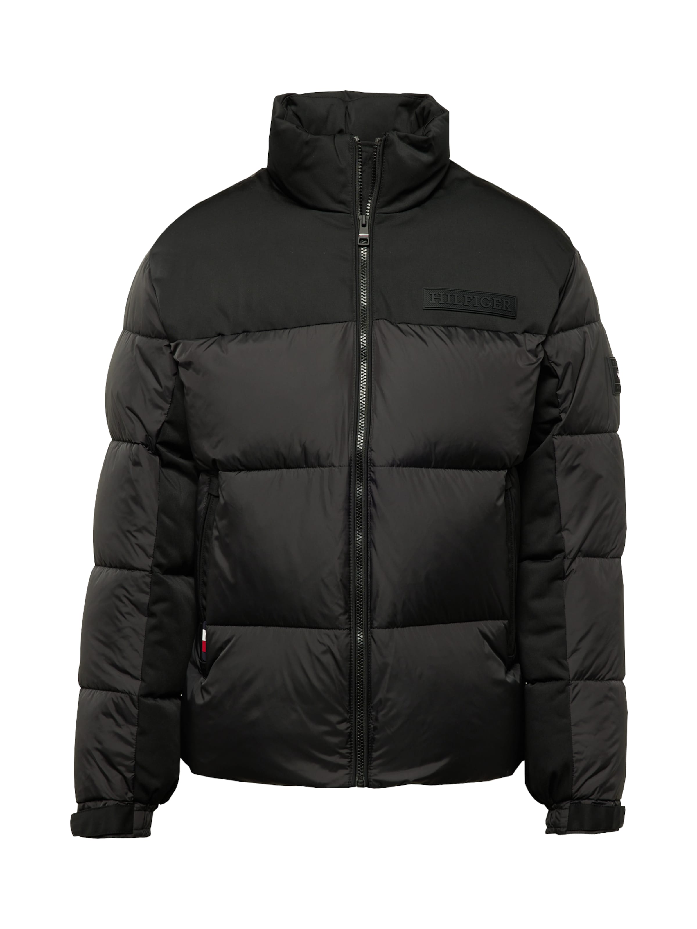 TOMMY HILFIGER Winterjas 'New York' in Zwart: voorkant
