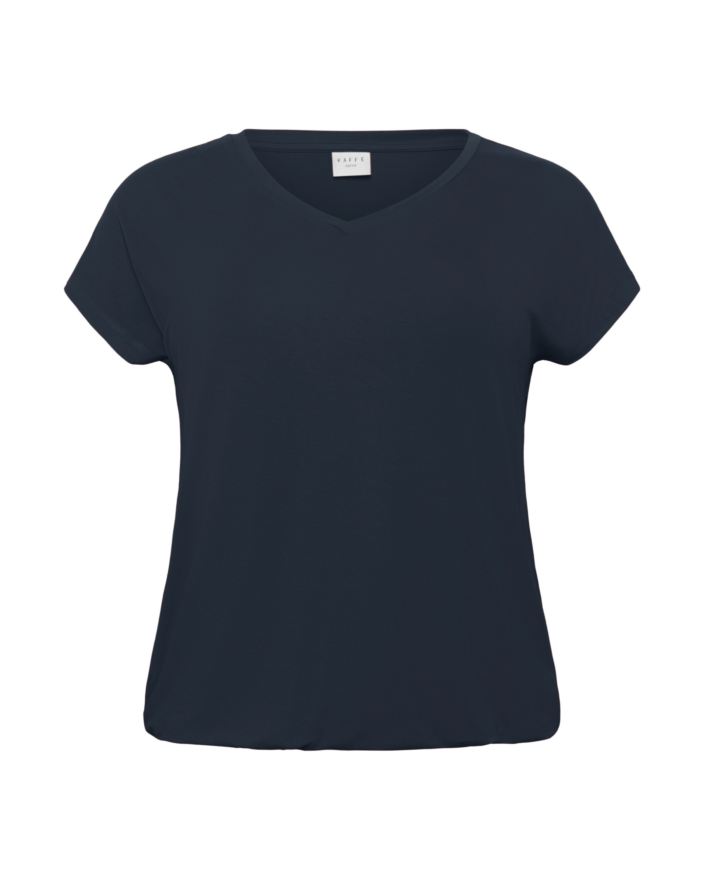 zils KAFFE CURVE T-Krekls 'KCJena': no priekšpuses