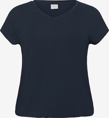 KAFFE CURVE Футболка 'KCJena' в Синий: спереди