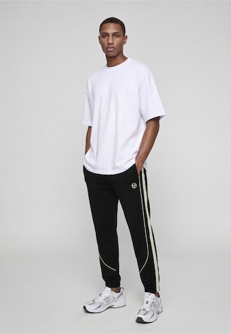 Sergio Tacchini - Tapered Calças de desporto em preto