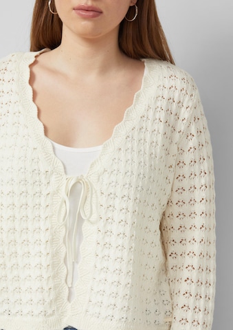 QS Knit cardigan in Beige