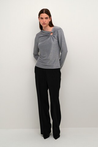 KAREN BY SIMONSEN Bluse 'Karla' in Silber