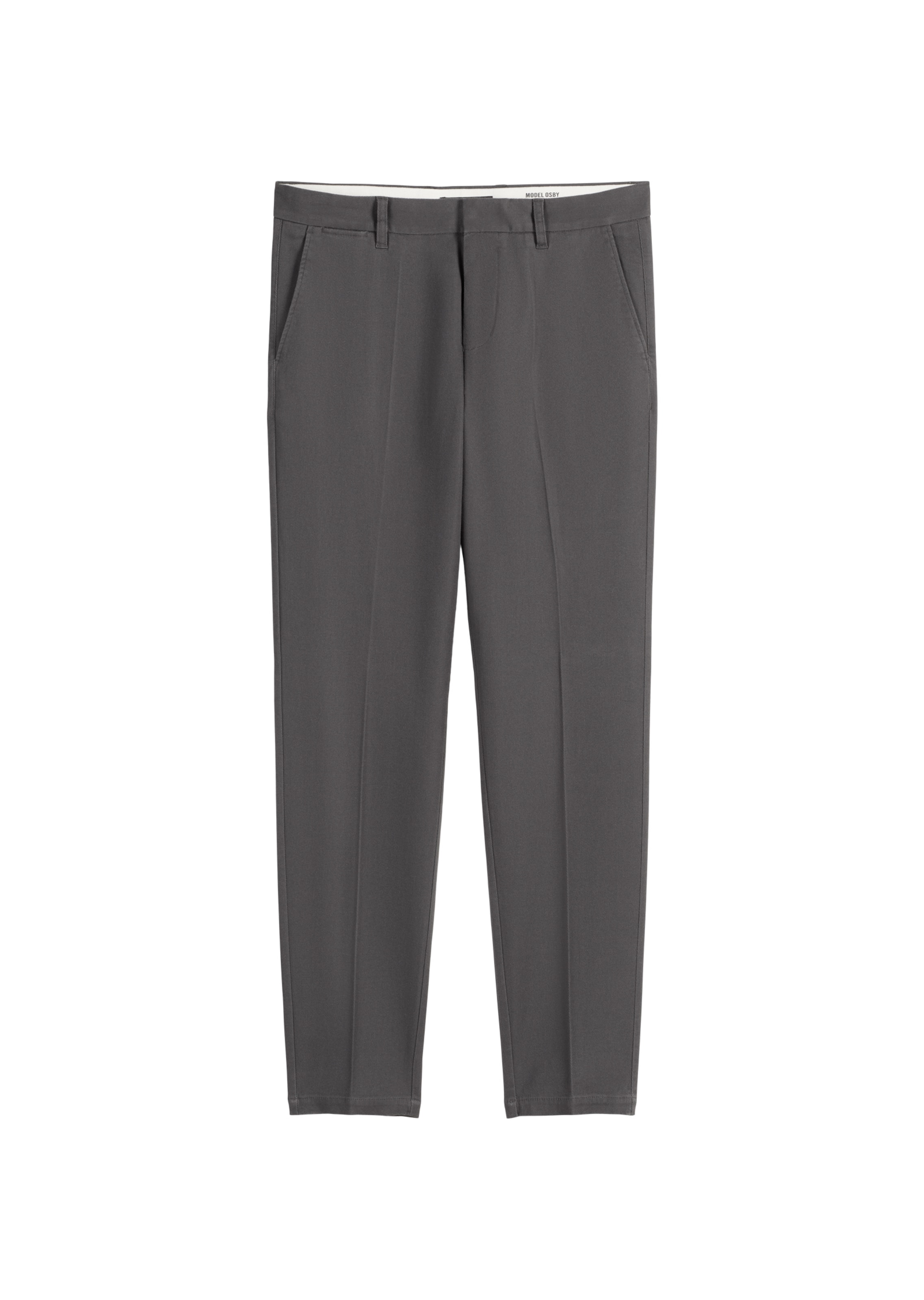 Marc O'Polo Chino Pants 'Osby' in Grey: front
