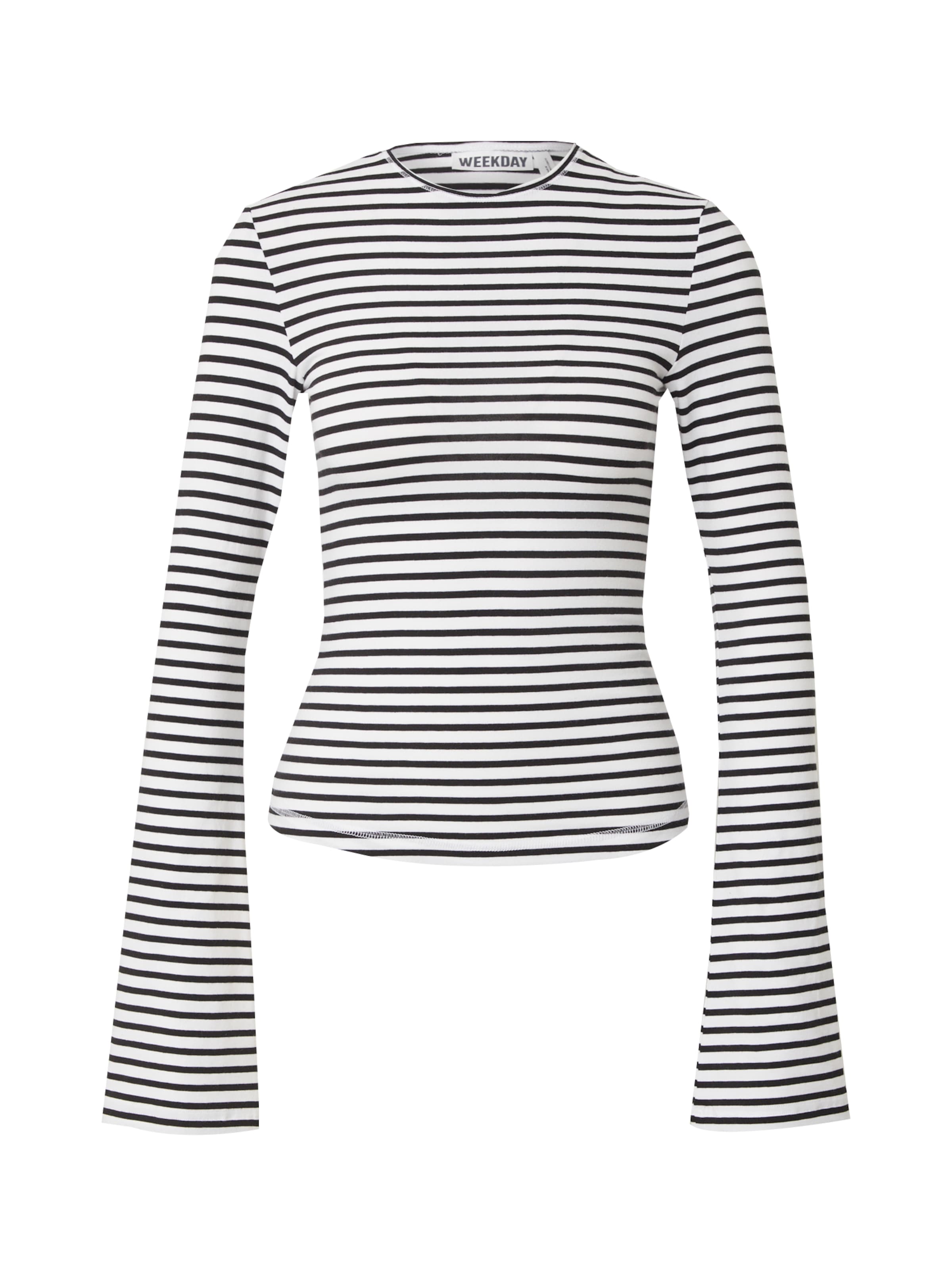 WEEKDAY Koszulka 'Violet' w kolorze biały: przód