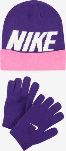 Nike Sportswear Set in Purple: front