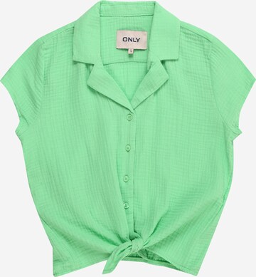 KIDS ONLY Blouse 'THYRA' in Groen: voorkant