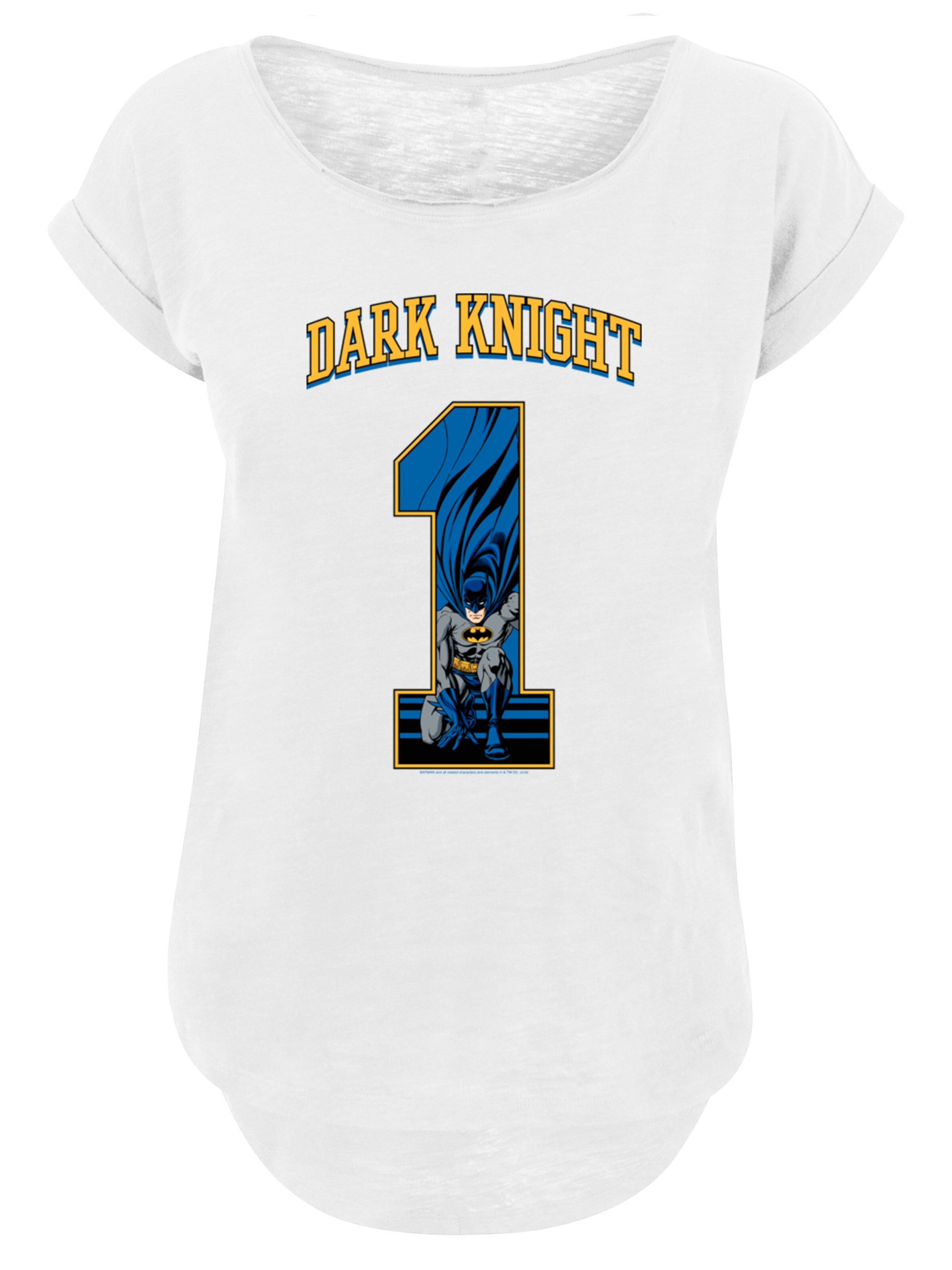 T-shirt 'DC Comics Batman Football Dark Knight' F4NT4STIC en blanc : devant