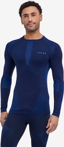 FALKE Base Layer in Blau: Vorderseite
