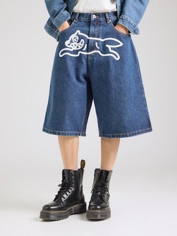 Billionaire Boys Club Wide leg Τζιν 'RUNNING DOG' σε μπλε: μπροστά