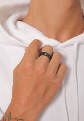 KUZZOI Ring Bandring in Schwarz: Vorderseite