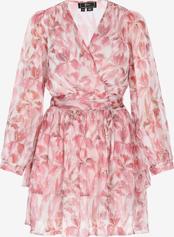 faina - Vestido em rosa: frente