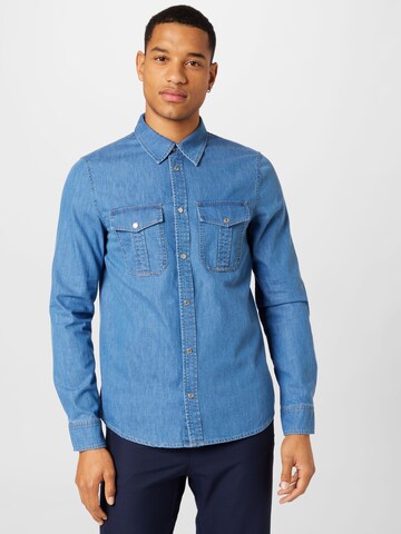 Zadig & Voltaire Regular fit Button Up Shirt in Blue: front