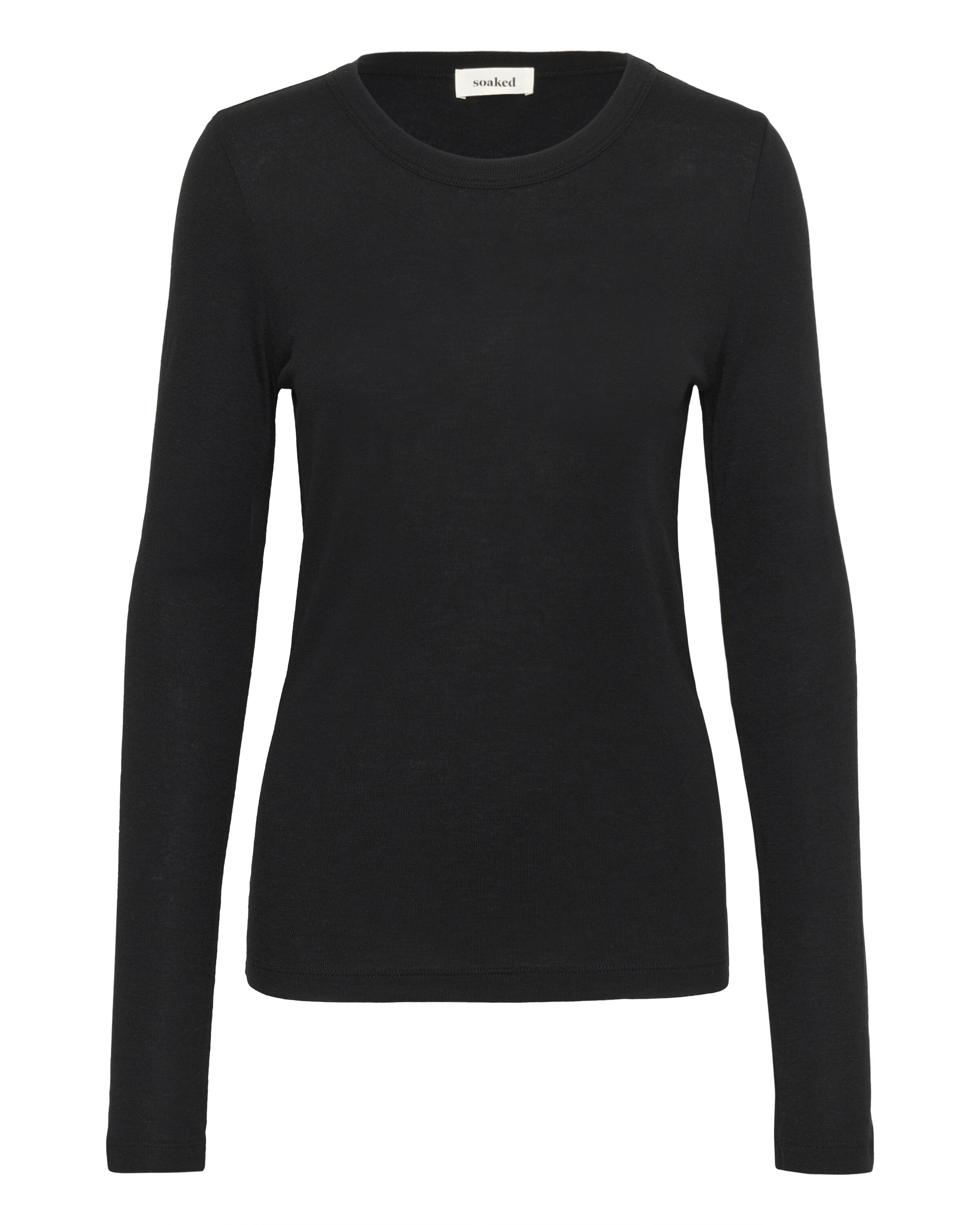 SOAKED IN LUXURY Shirt 'SLFauna' in Zwart: voorkant