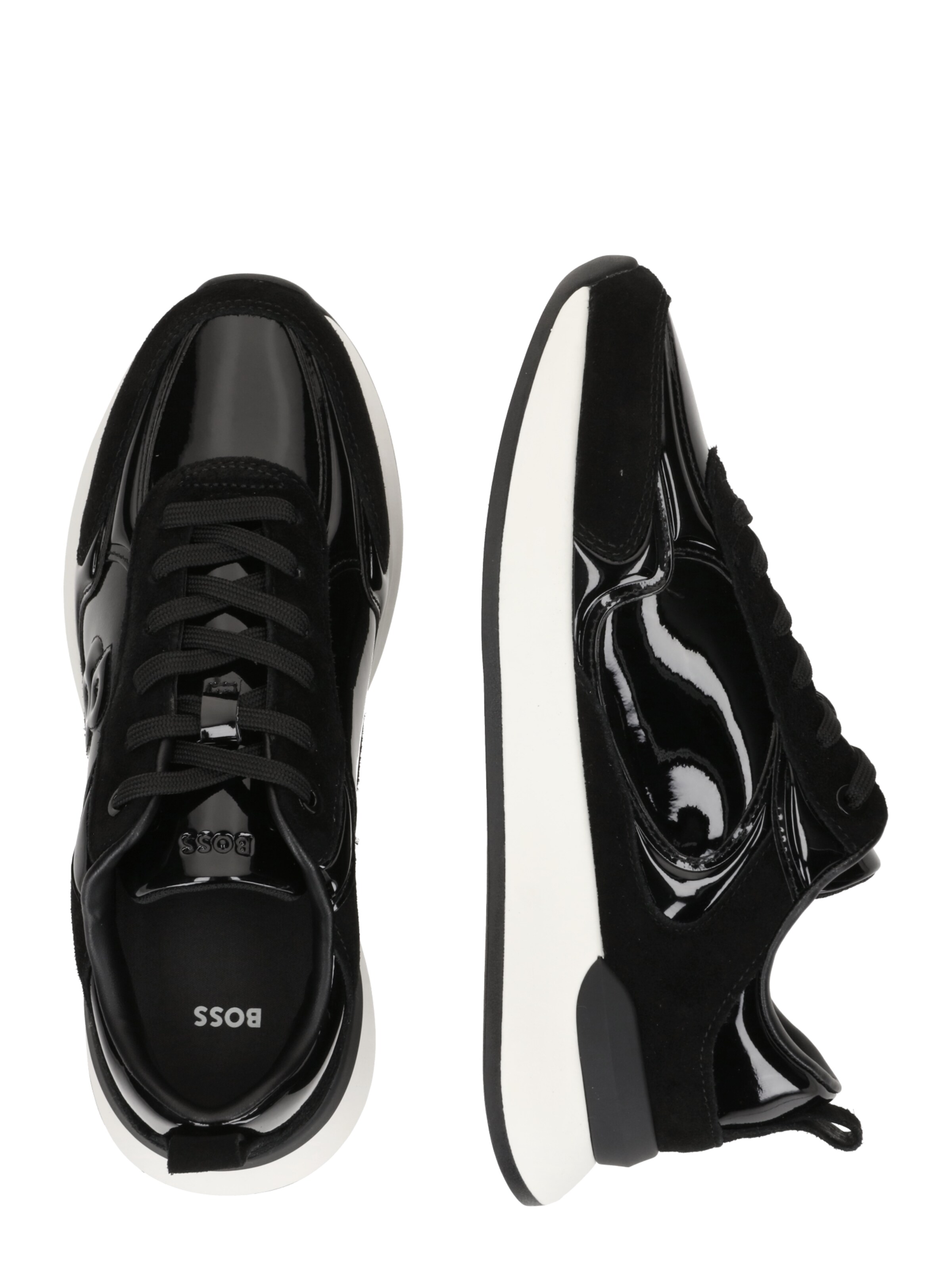 BOSS Низкие кроссовки в Черный