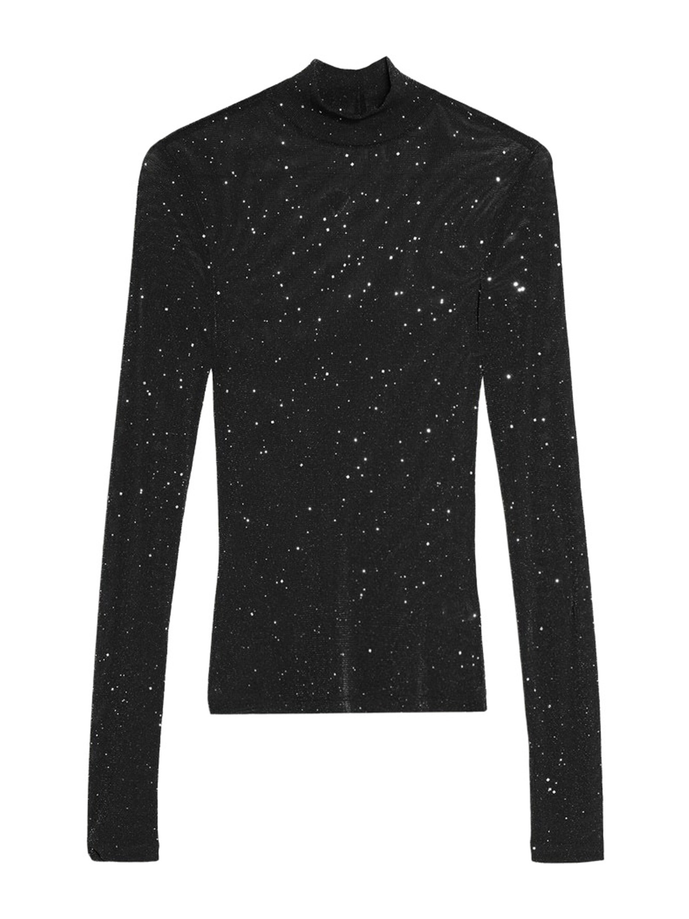 Bershka Shirt in Black: front