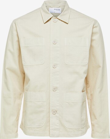 SELECTED HOMME Overhemd 'Tony' in Beige: voorkant