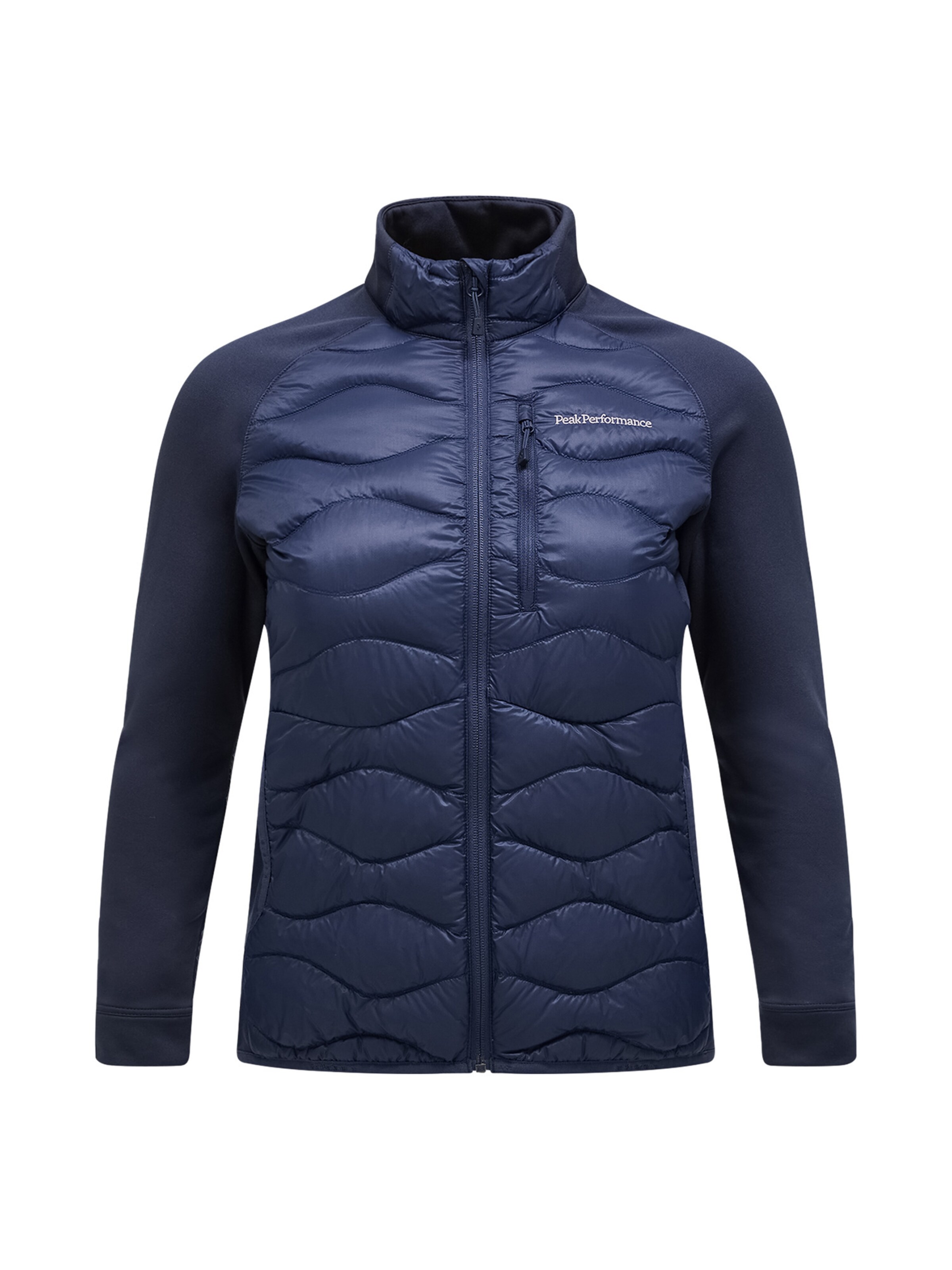 PEAK PERFORMANCE Funktionsjacke W Helium Down Hybrid Jacket in Blau: Vorderseite