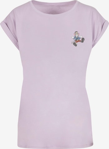 ABSOLUTE CULT Shirt 'Tom and Jerry - Frankenstein Tom' in Purple: front