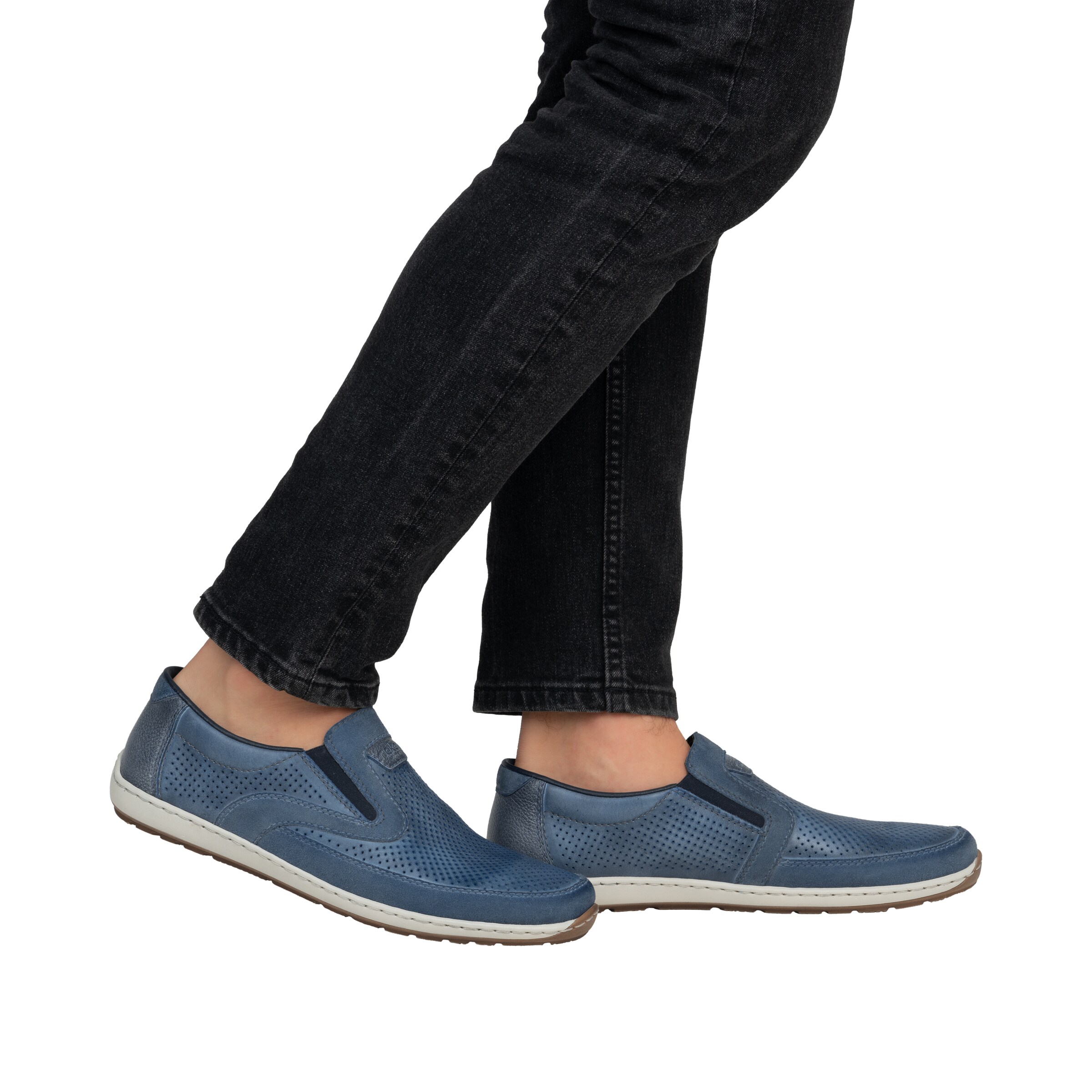 Rieker Classic Flats in Blue
